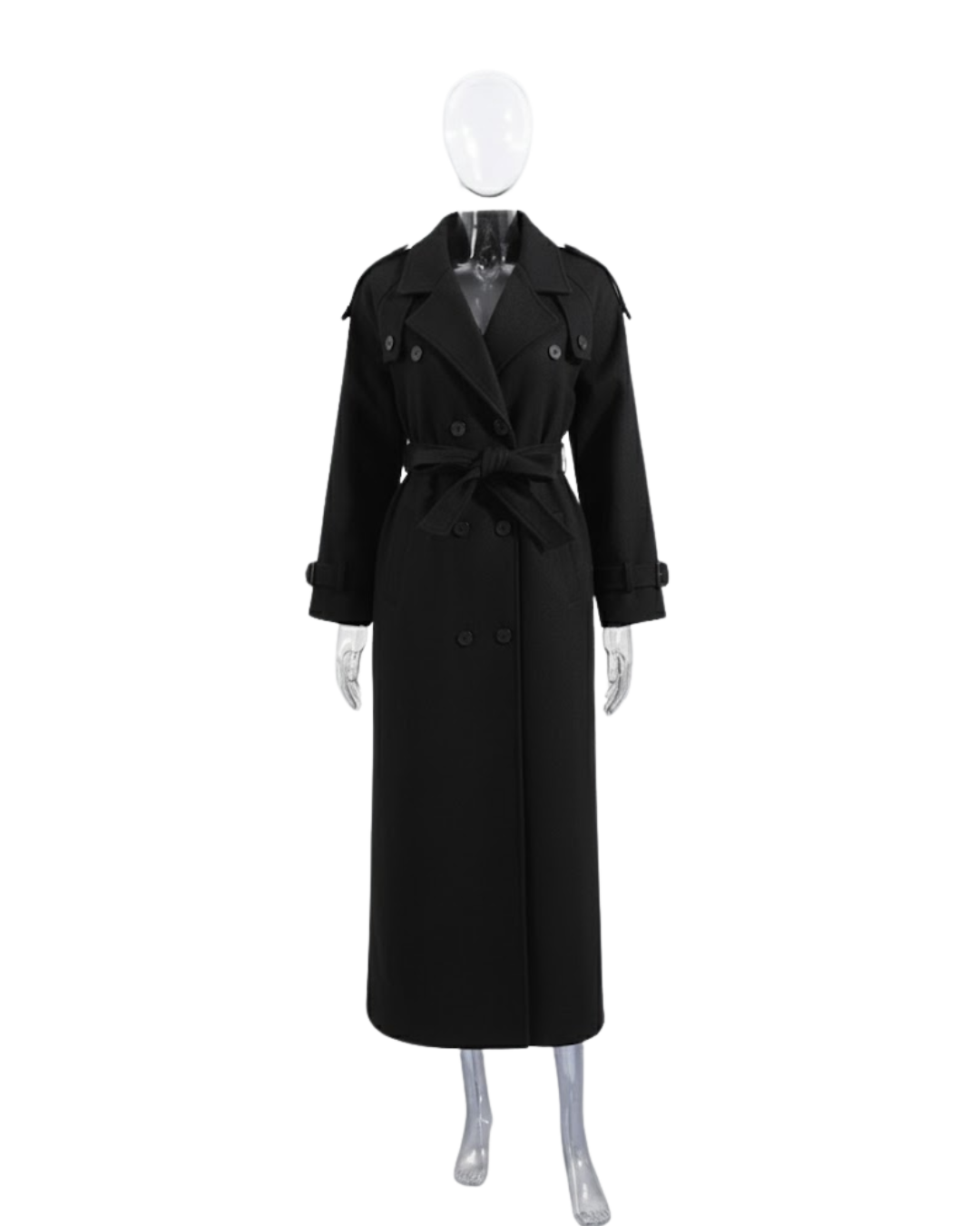 Classic Double-Breasted Overcoat