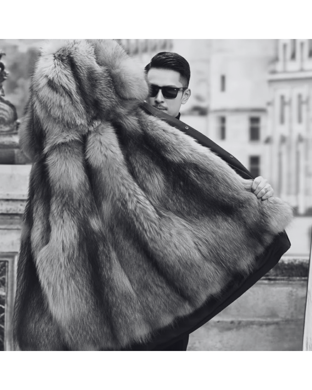 Men's Luxe Faux Fur Lined Parka