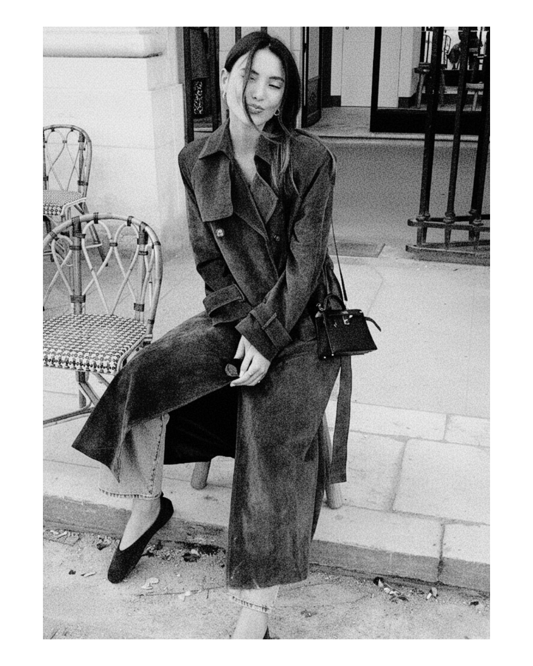 Vintage Long Suede Coat