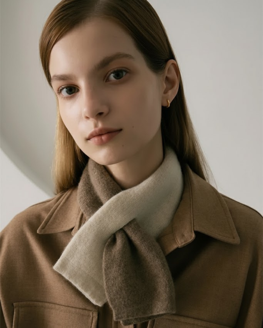 The Cashmere Blend Two-Tone Scarf