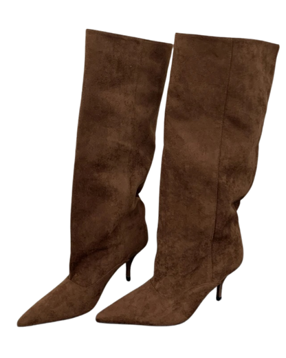 Chic Suede Over-the-Knee Boot