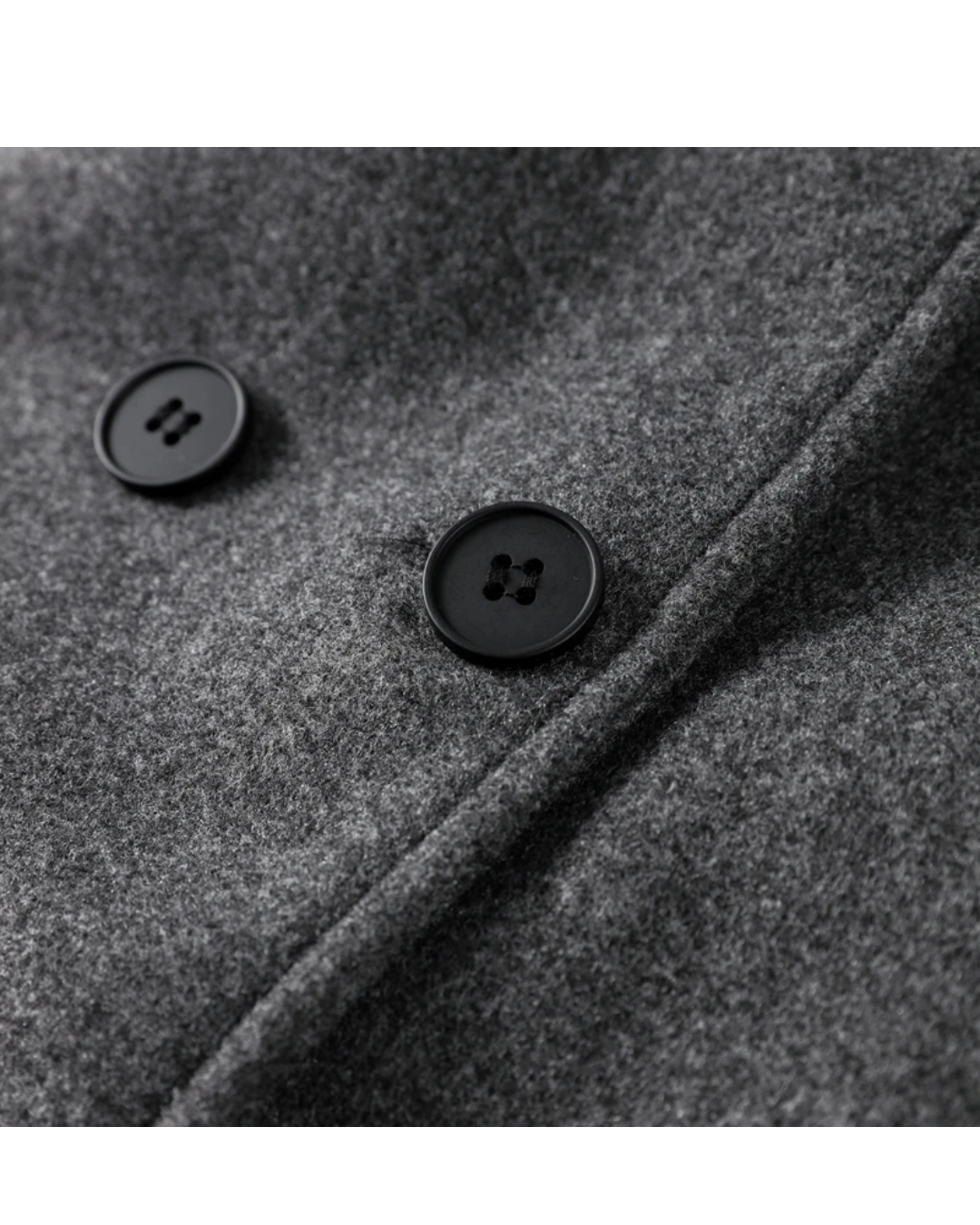 Classic Double-Breasted Overcoat
