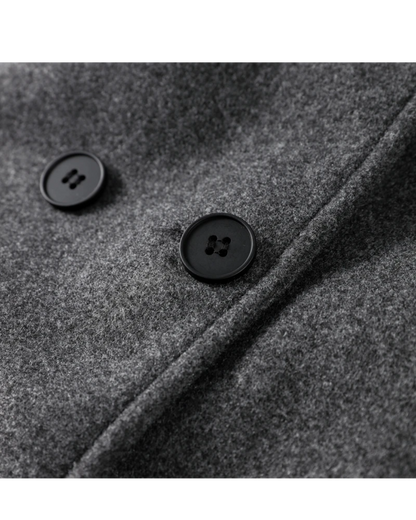 Classic Double-Breasted Overcoat