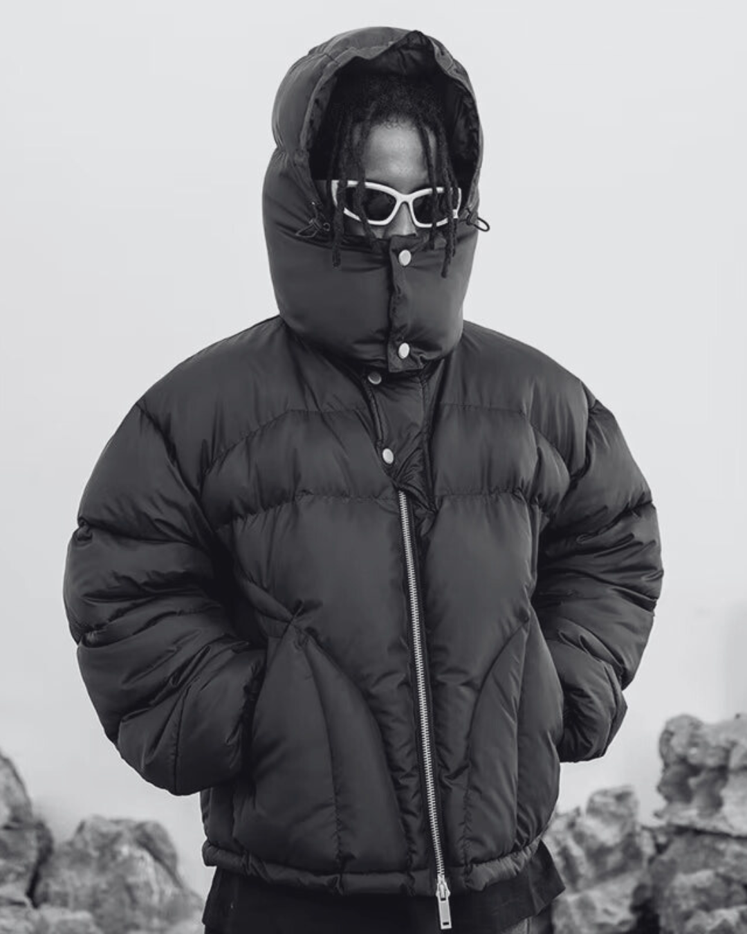 The Oversized Puffer Hooded Jacket