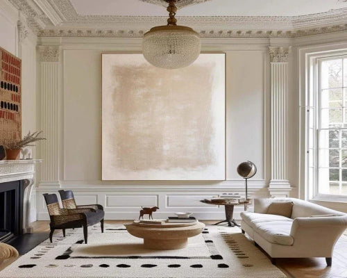 Handmade Oil Painting Canvas Wall Art Decoration Modern Abstract Wabi-Sabi Style Minimalist For Home Decor Rolled Frameless Unstretched Painting