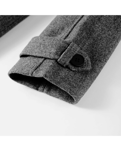 Classic Double-Breasted Overcoat