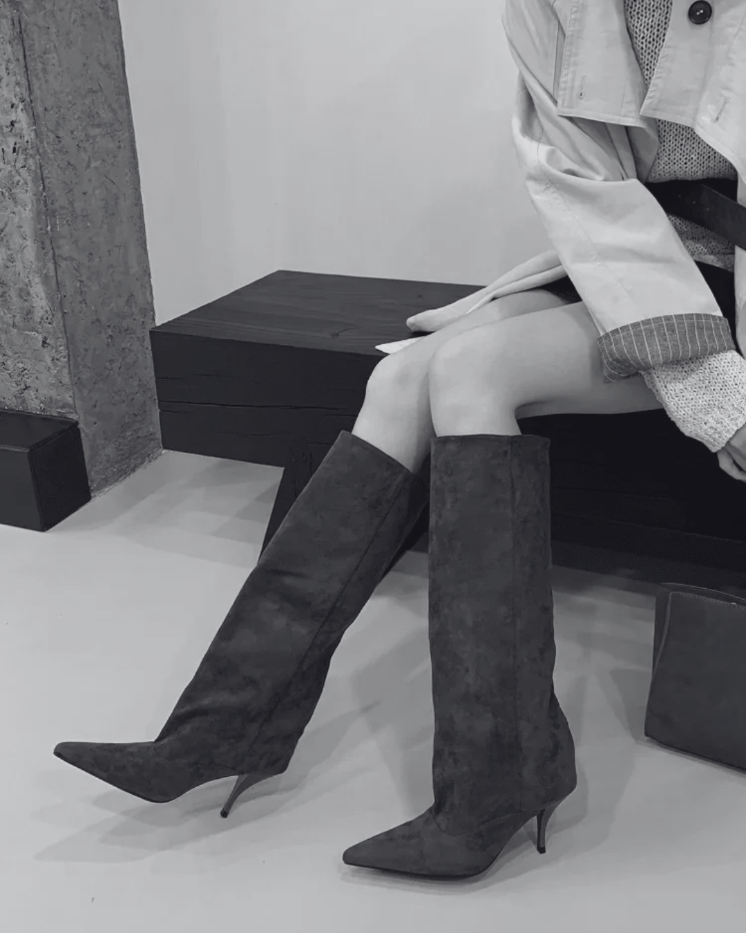Chic Suede Over-the-Knee Boot