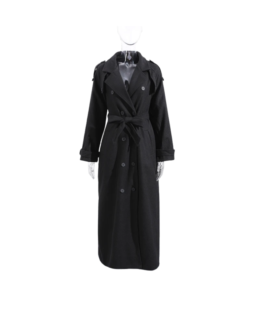 Classic Double-Breasted Overcoat