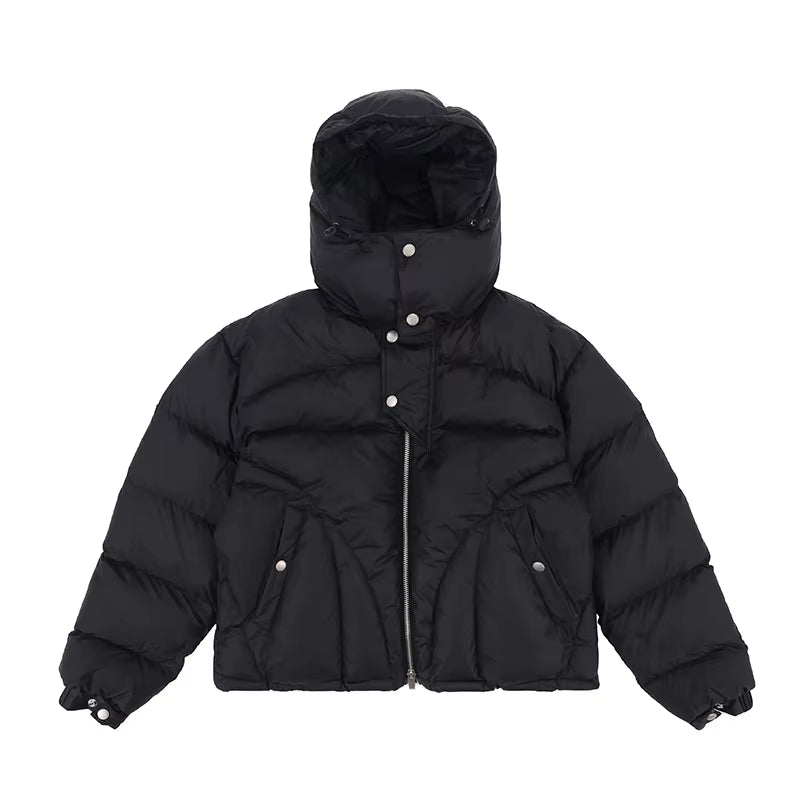 Winter Hooded down Jacket Thickened