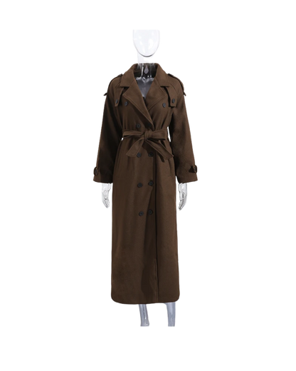 Classic Double-Breasted Overcoat