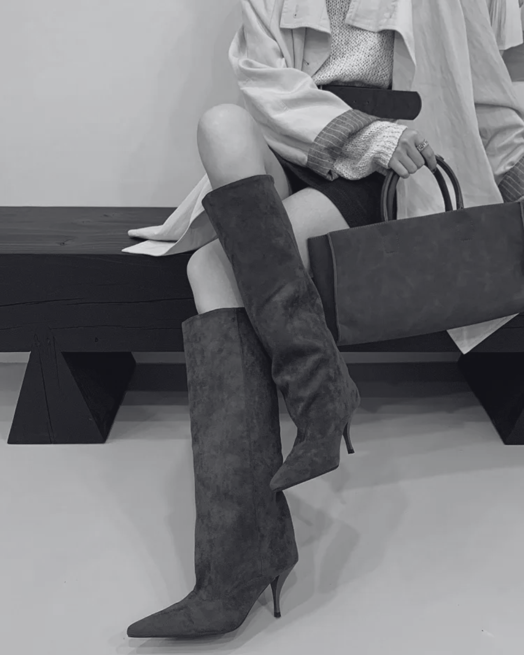 Chic Suede Over-the-Knee Boot