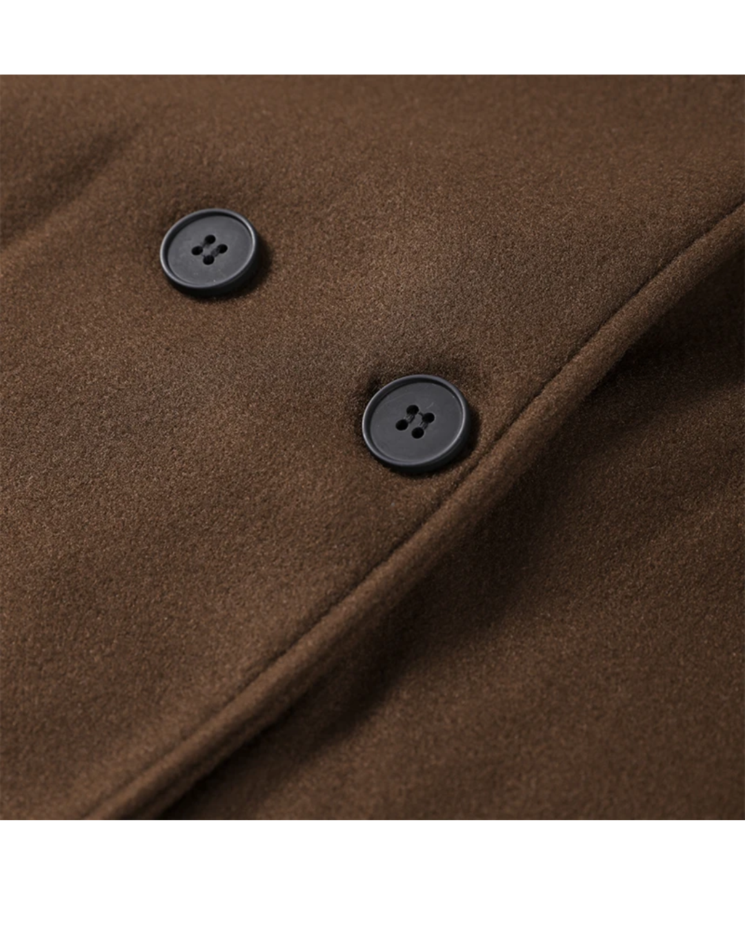 Classic Double-Breasted Overcoat