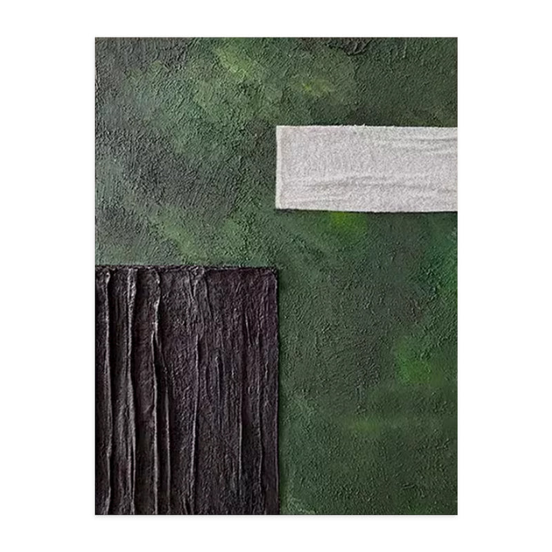 Handmade Oil Painting Canvas Wall Art Decoration Modern Green Texture Abstract For Home Living Room Decor Rolled Frameless Unstretched Painting