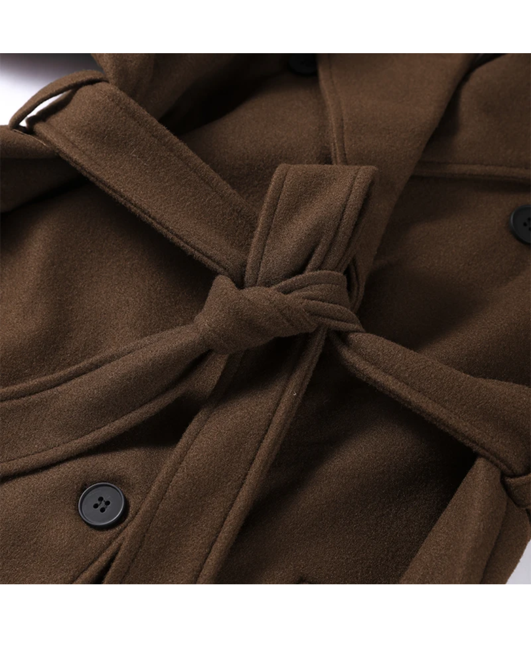 Classic Double-Breasted Overcoat