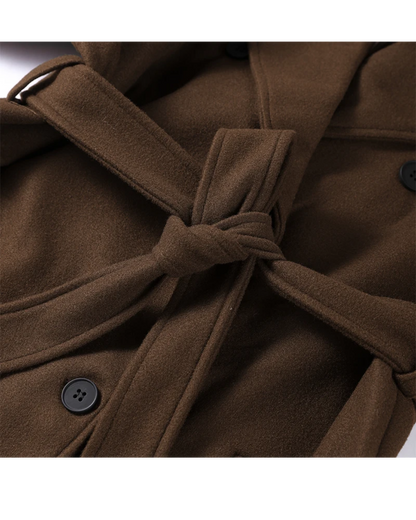 Classic Double-Breasted Overcoat
