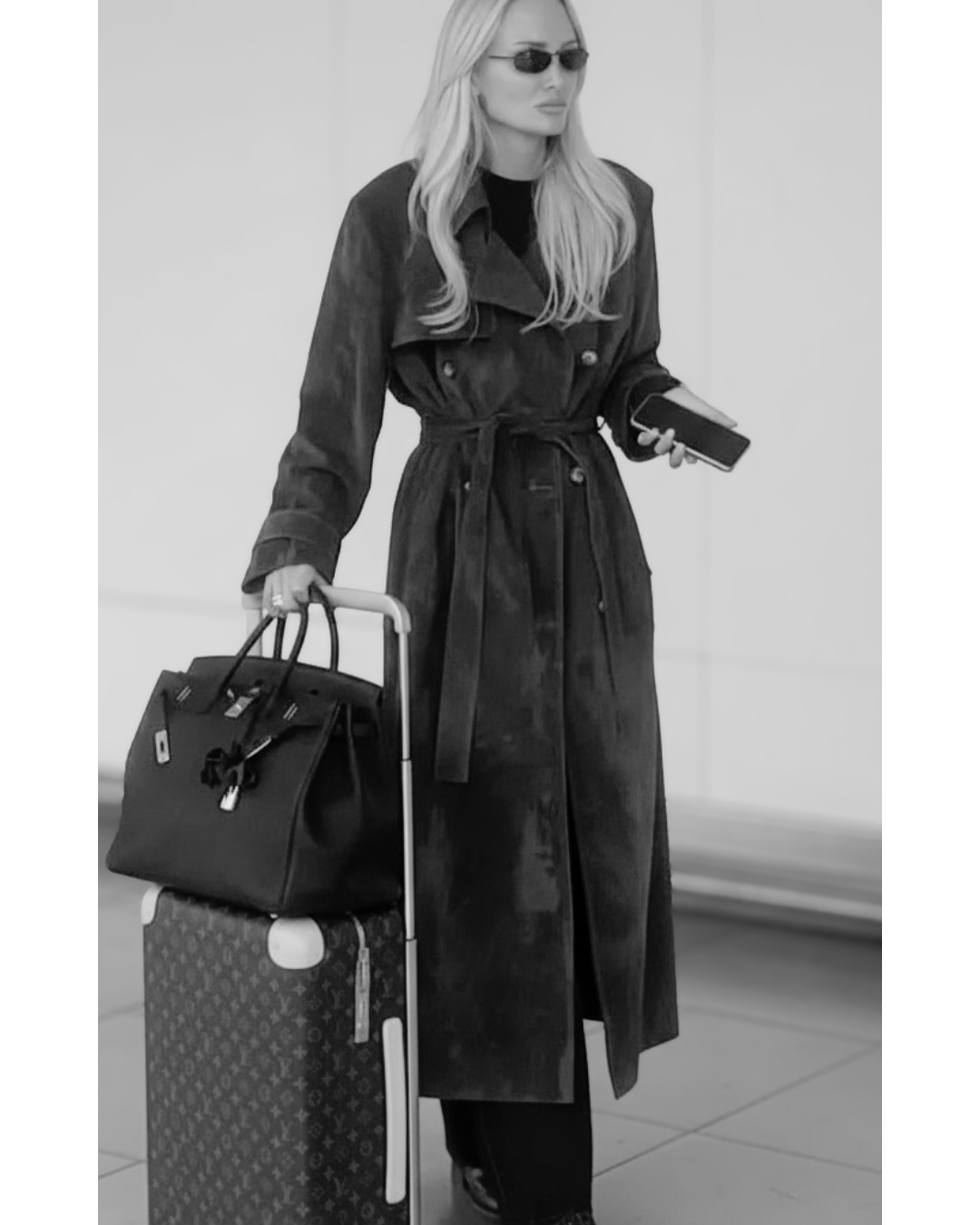 Vintage Long Suede Coat