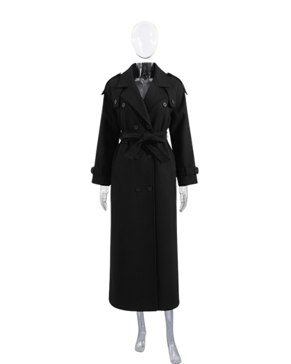 Classic Double-Breasted Overcoat