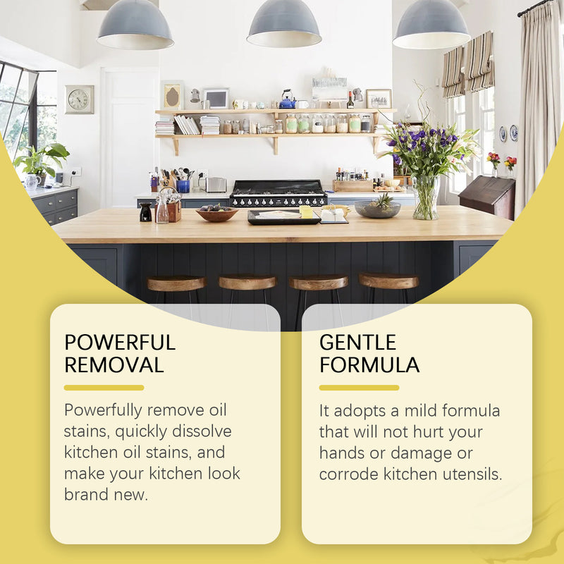 Kitchen Cleaner Deoiling Descaling Cleaner Foam Household Kitchen Countertop Cleaning