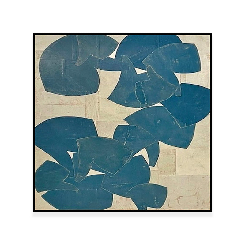 New Design Modern Large Wall Painting Hand Painted Acrylic Blue Abstract Oil Painting On Canvas For Living Room Decor