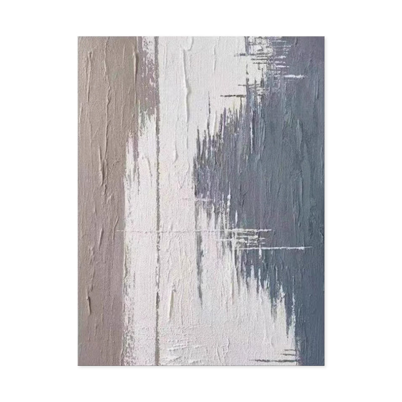 Handmade Oil Painting Canvas Wall Art Decoration Modern Grey Texture Abstract For Home Living Room Decor Rolled Frameless Unstretched Painting