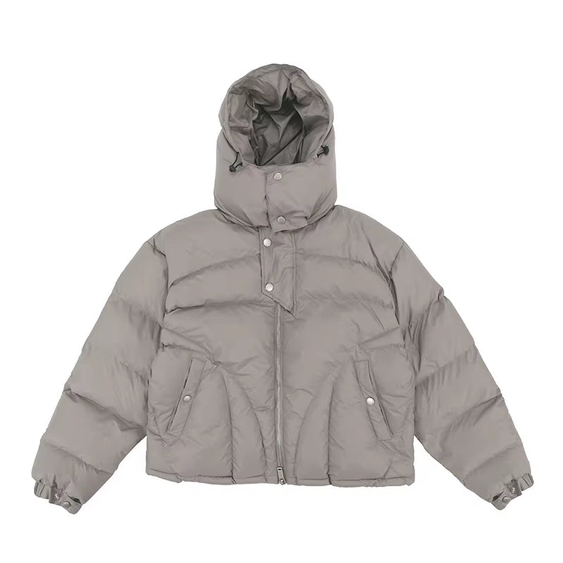 Winter Hooded down Jacket Thickened
